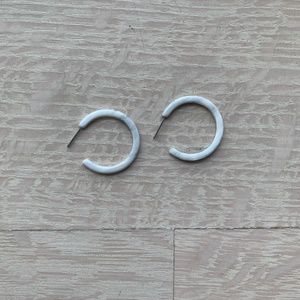 Machete Jewelry Mini Hoops in Luna